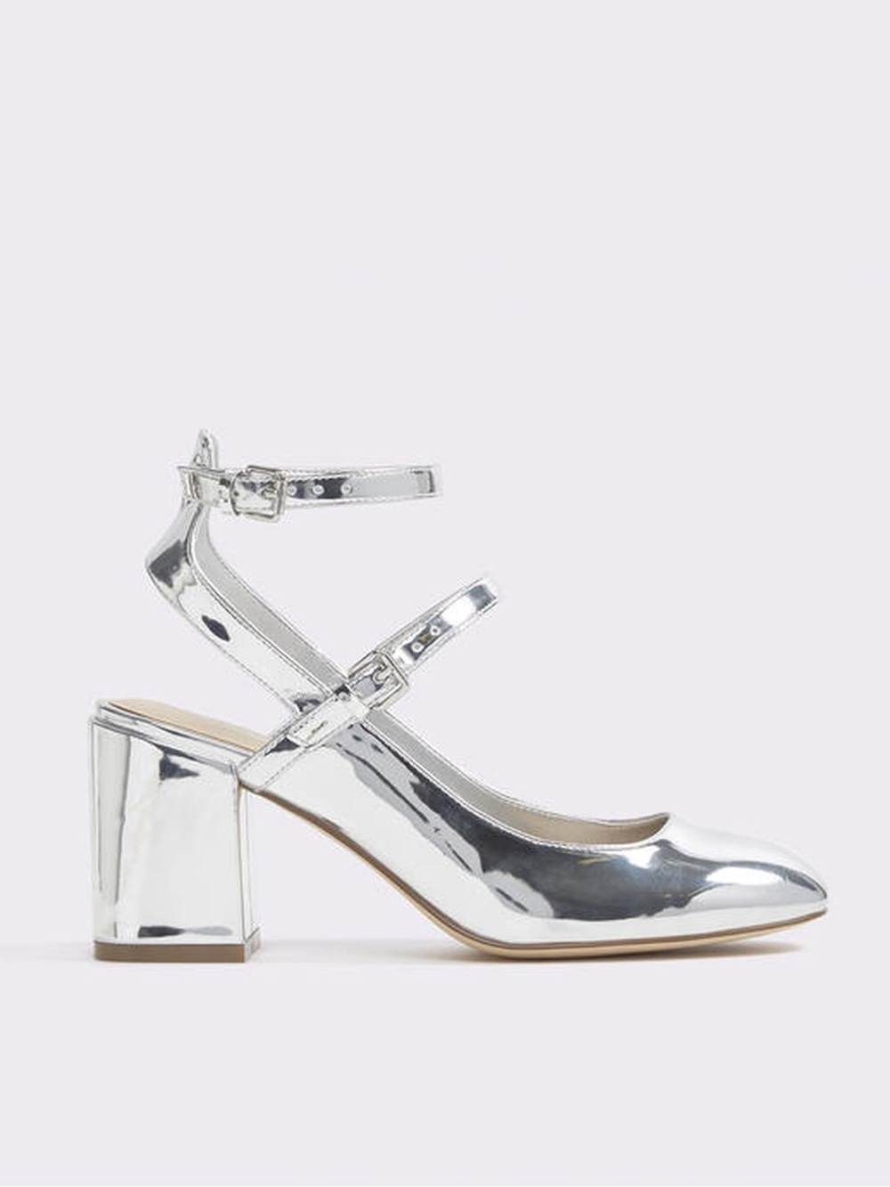 Silver Metallic Block Heels | ALDO